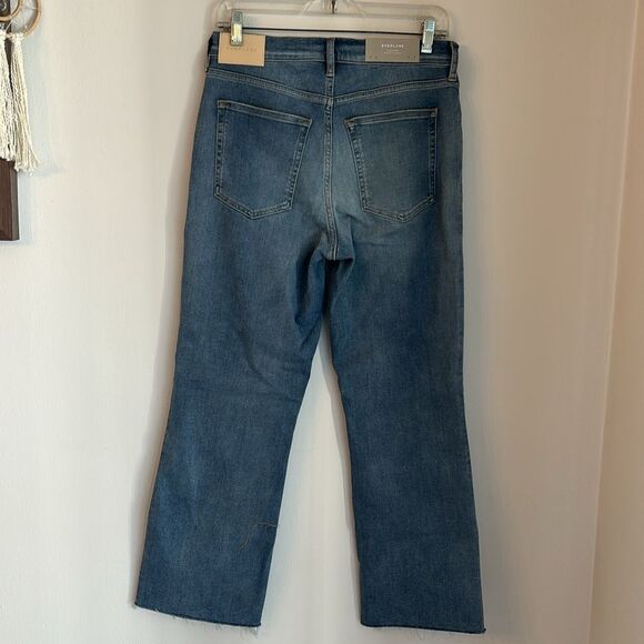 Everlane Women’s The Kick Bootcut distressed medium wash Jean size 30 NWT! - Picture 6 of 13